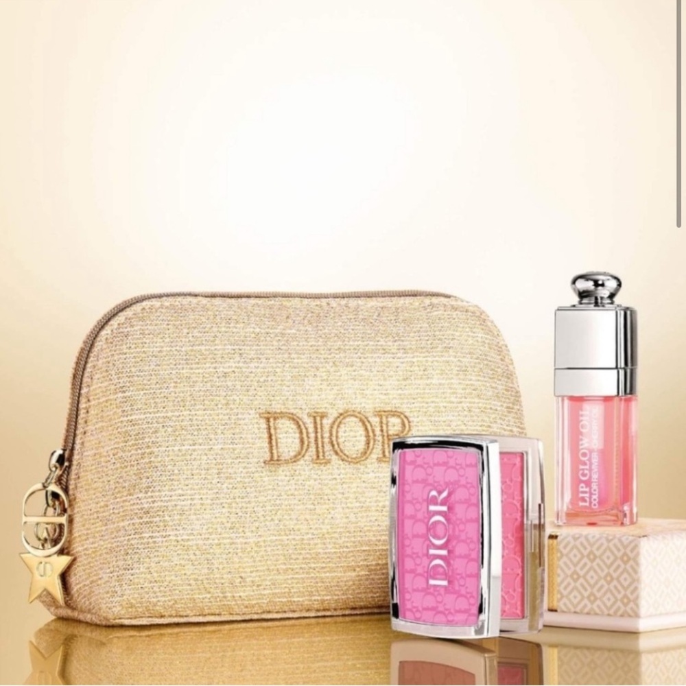 DIOR LIMITED EDITION LIP AND CHEEK  PINK GLOW SET A PINK GLOW RITUAL SET
